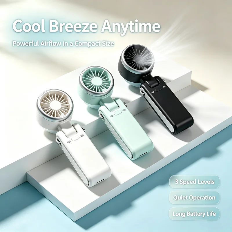 Turbine Mini Handheld Fan Port - Camp Table Folding recension och pris