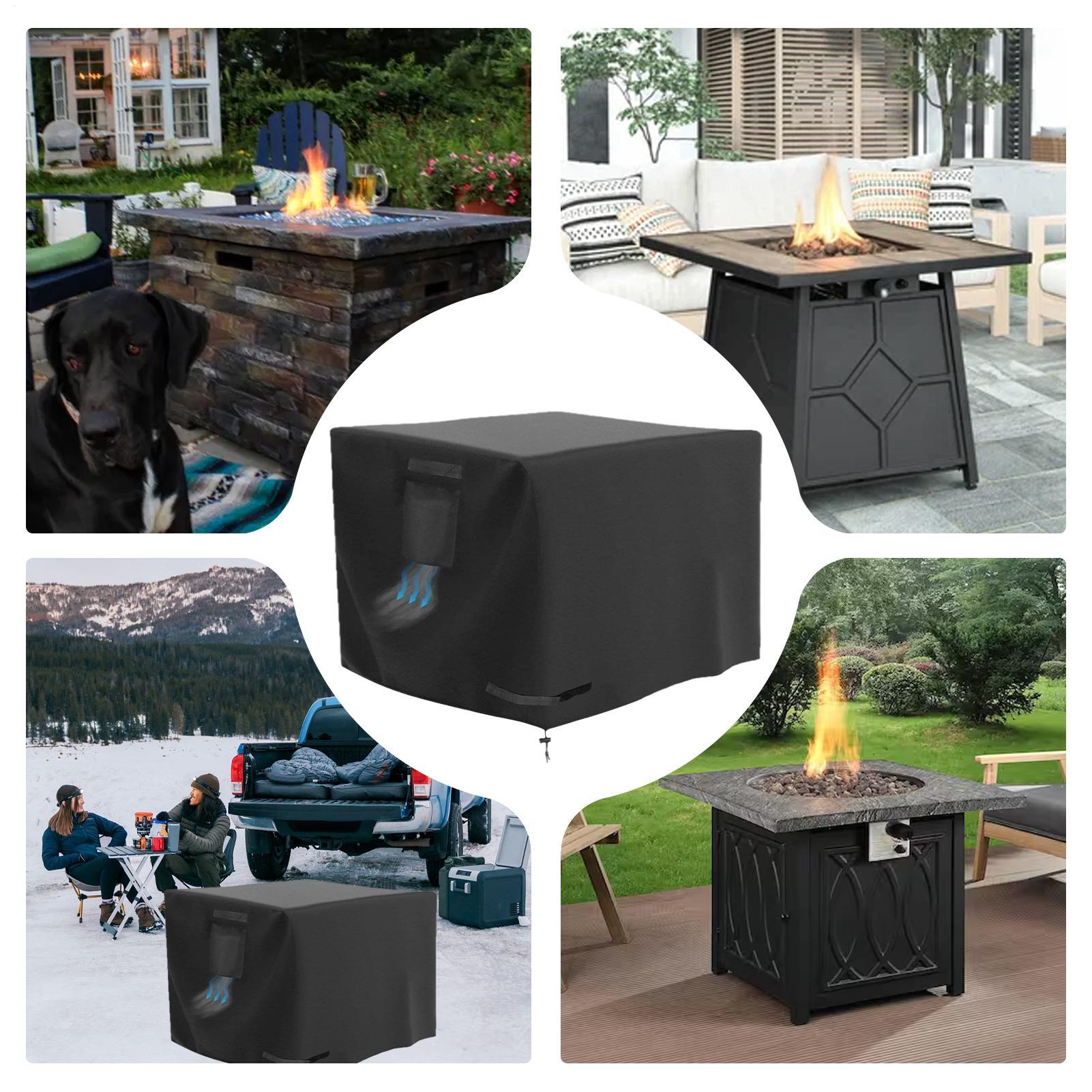 Fire Pit Cover Square 30 Inch  - Outdoor Camping Fire Pit recension och pris