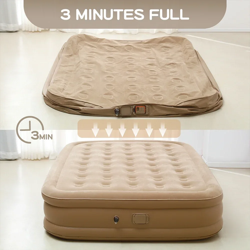 Queen Air Mattress with Built  - Inflatable Mattress recension och pris
