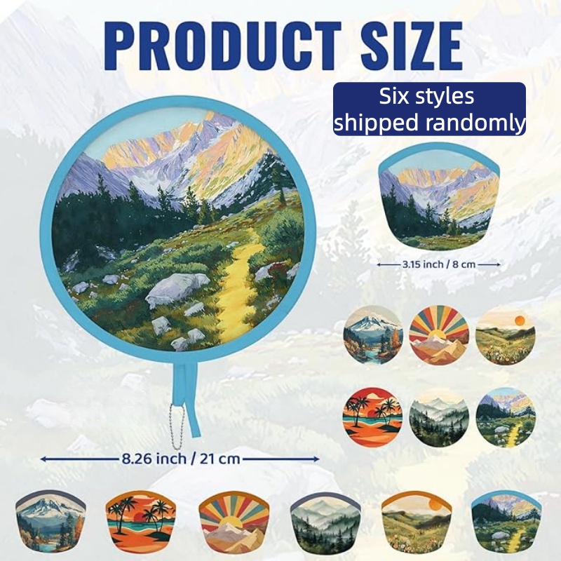 1/2/3/4pcs Summer Handheld Fol - Outdoor Camping Fan recension och pris