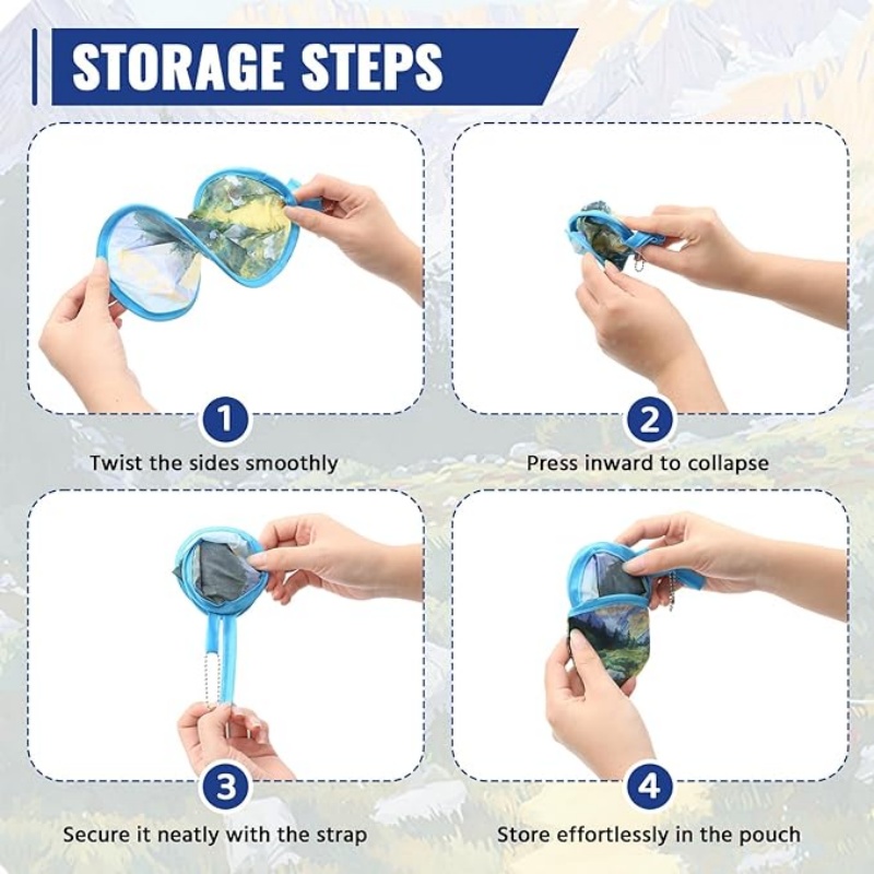 1/2/3/4pcs Summer Handheld Fol - Outdoor Camping Fan recension och pris