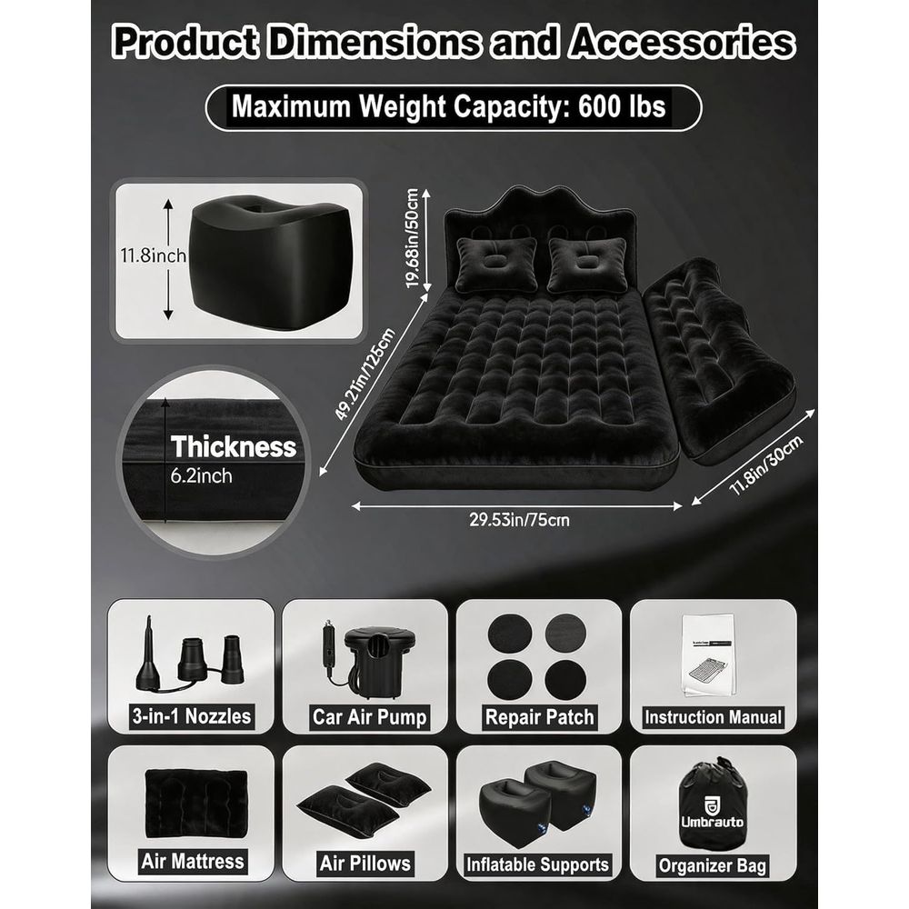 Car Air Mattress Backseat| Inf - Inflatable Mattress recension och pris