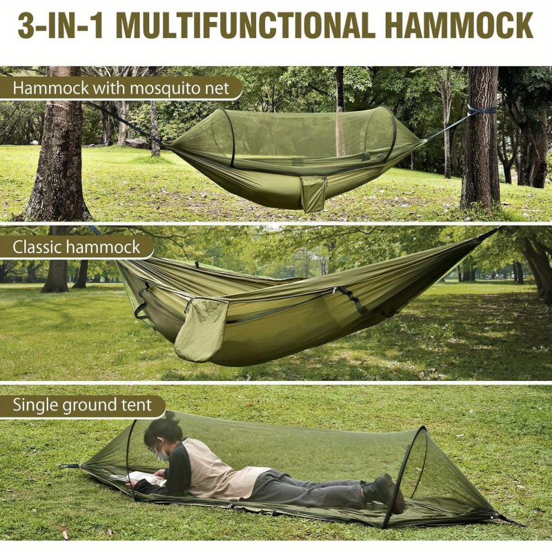 2-In-1 Camping Hammock With Mo - Outdoor Camping Bug Zapper recension och pris