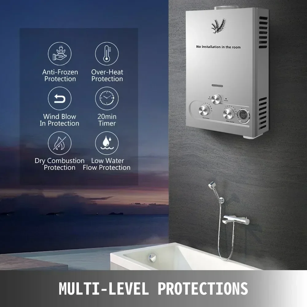 SIHAO LPG Water Heater 6L 8L 1 - Outdoor Camping Water Heater recension och pris