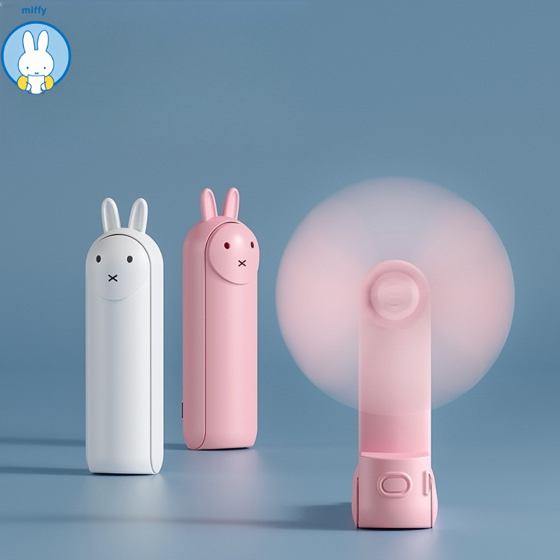 Kawaii Miffy Foldable Handheld - Outdoor Camping Fan recension och pris