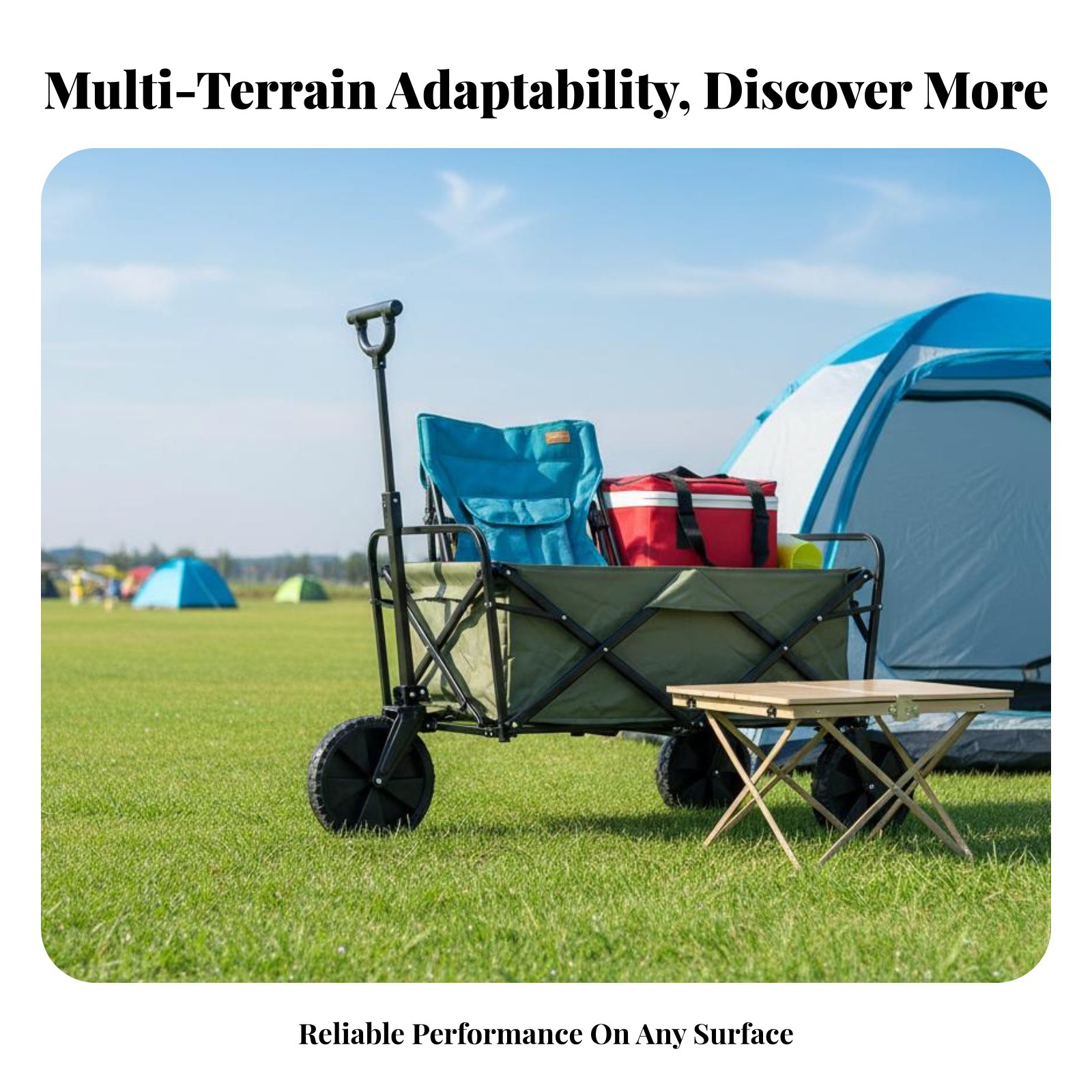 Camping Cart Wheel Multi-Terra - Outdoor Camping Wagon recension och pris