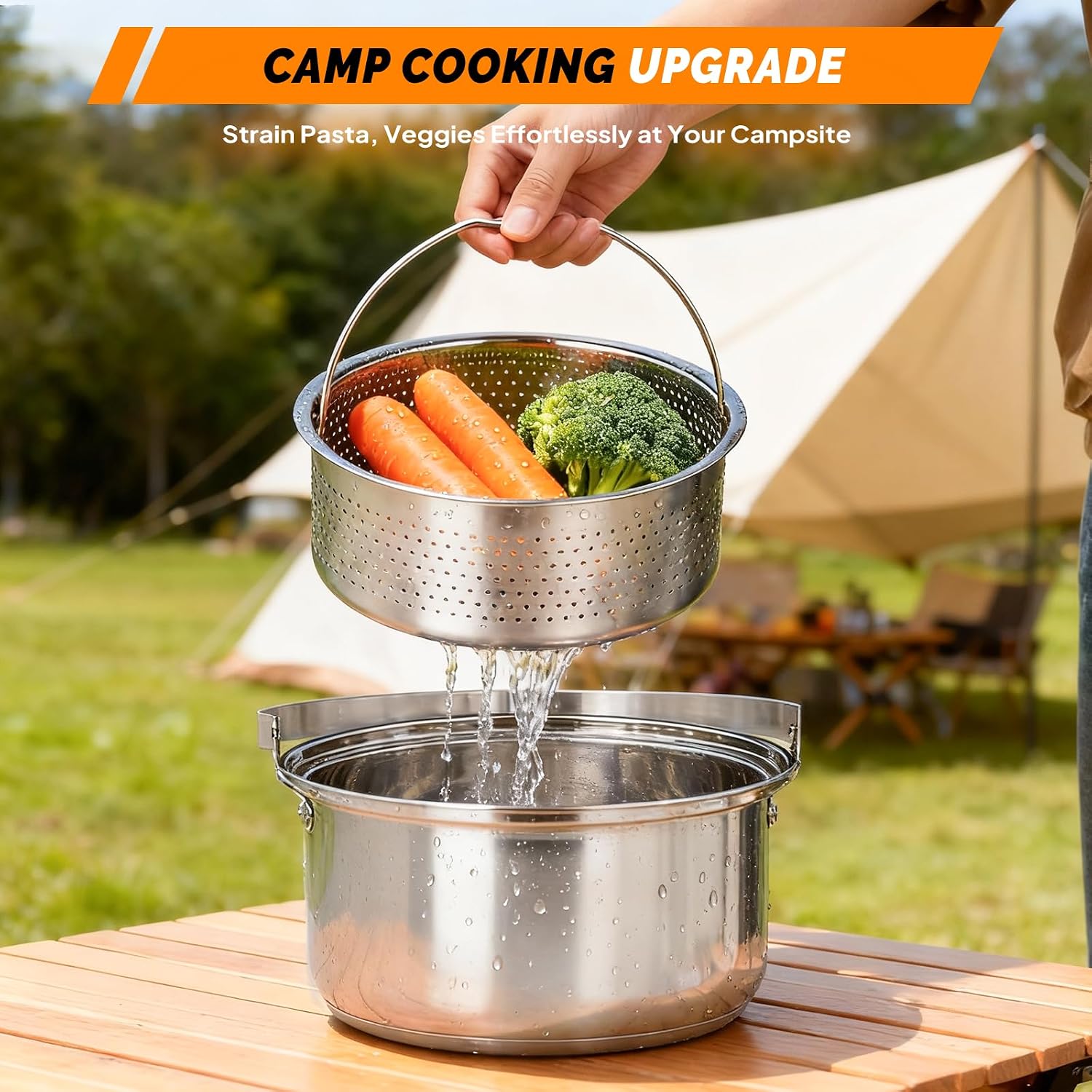 6pcs Cookware Set, 304 Stainle - Outdoor Camping Fire recension och pris