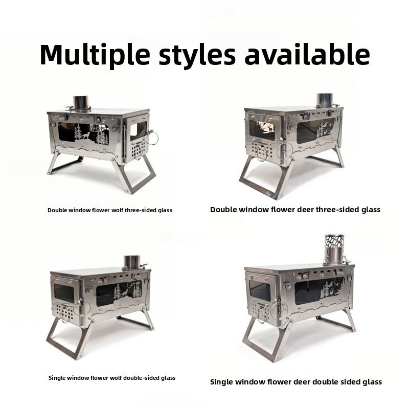 Stainless Steel Foldable Porta - Outdoor Camping Fire Pit recension och pris