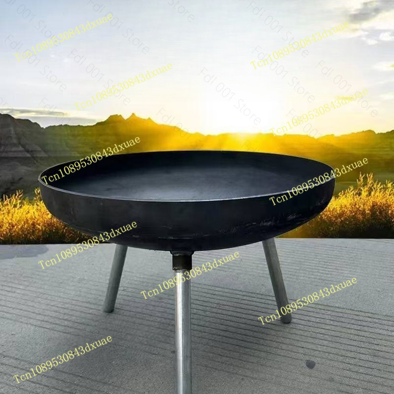 80cm Large Cast Iron Fire Pit  - Outdoor Camping Fire Pit recension och pris