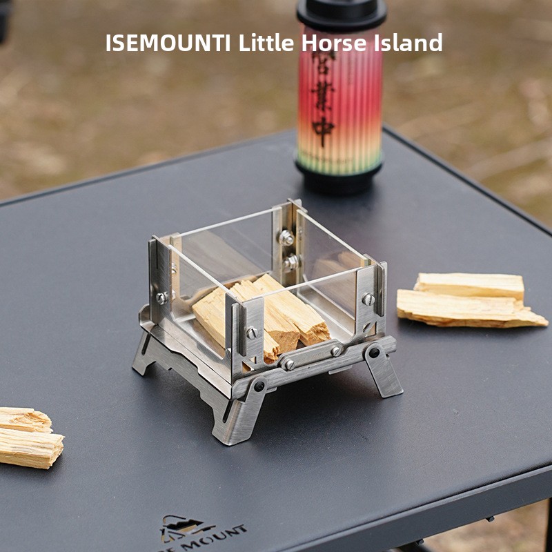 Outdoor Mini Grill Desktop Woo - Outdoor Camping Fire Pit recension och pris