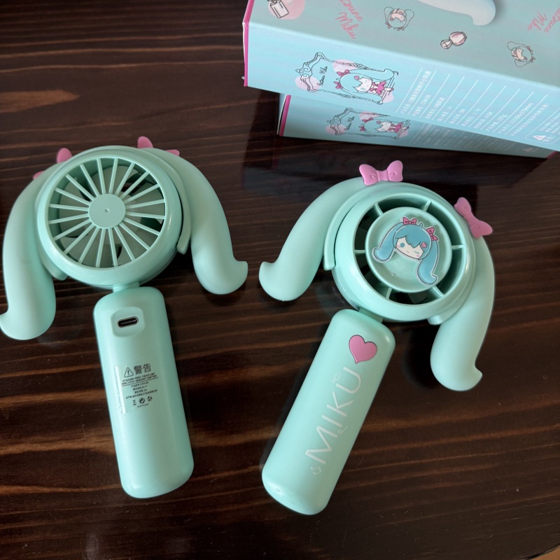 Hatsune Miku Mini Handheld Fan - Outdoor Camping Fan recension och pris
