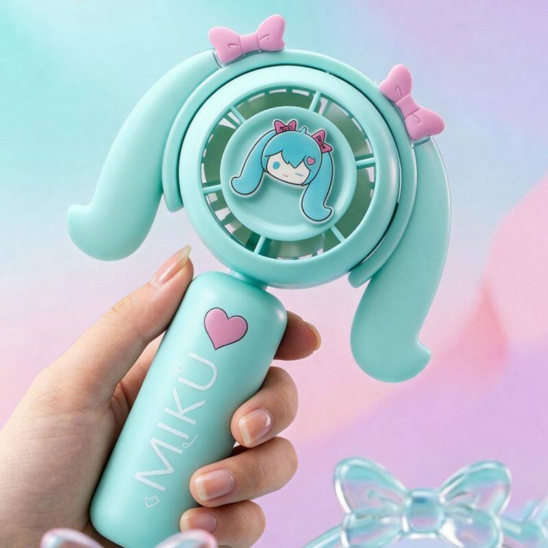 Hatsune Miku Mini Handheld Fan - Outdoor Camping Fan recension och pris