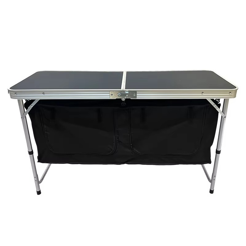 Portable aluminum alloy foldin - Outdoor Camping Table With Storage recension och pris