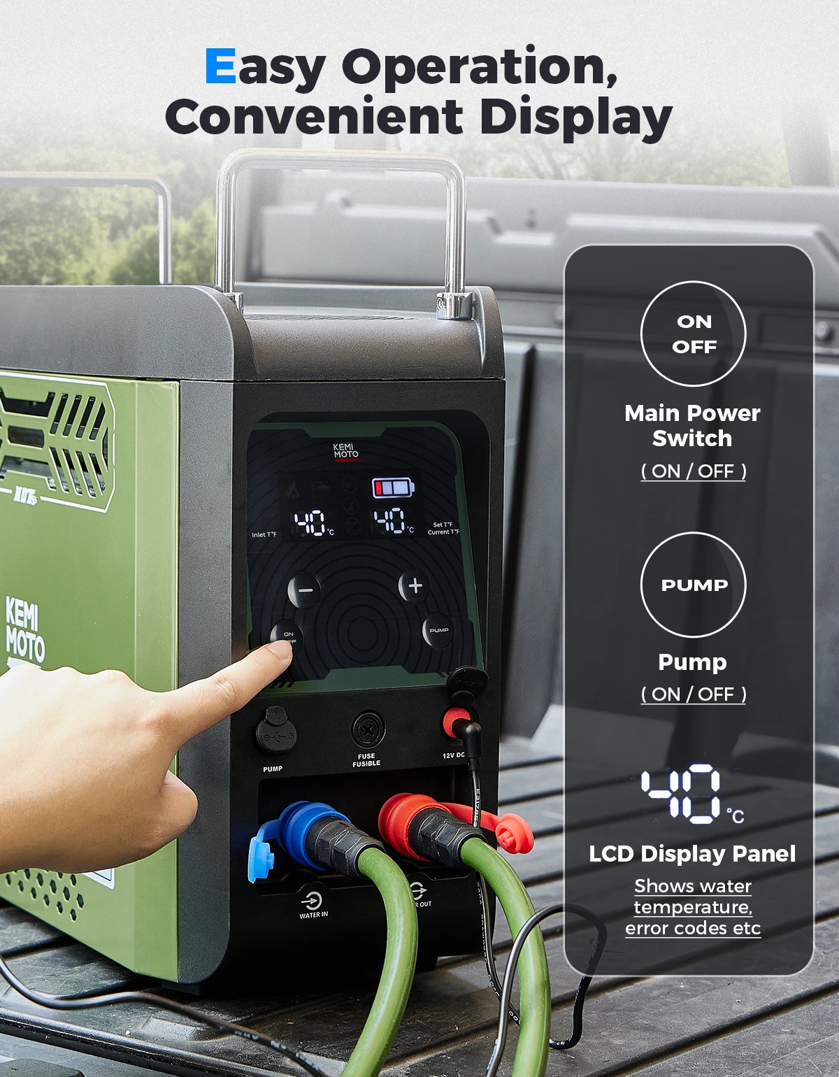 UTV 3s Instant Hot 20,000 BTU  - Outdoor Camping Water Heater recension och pris