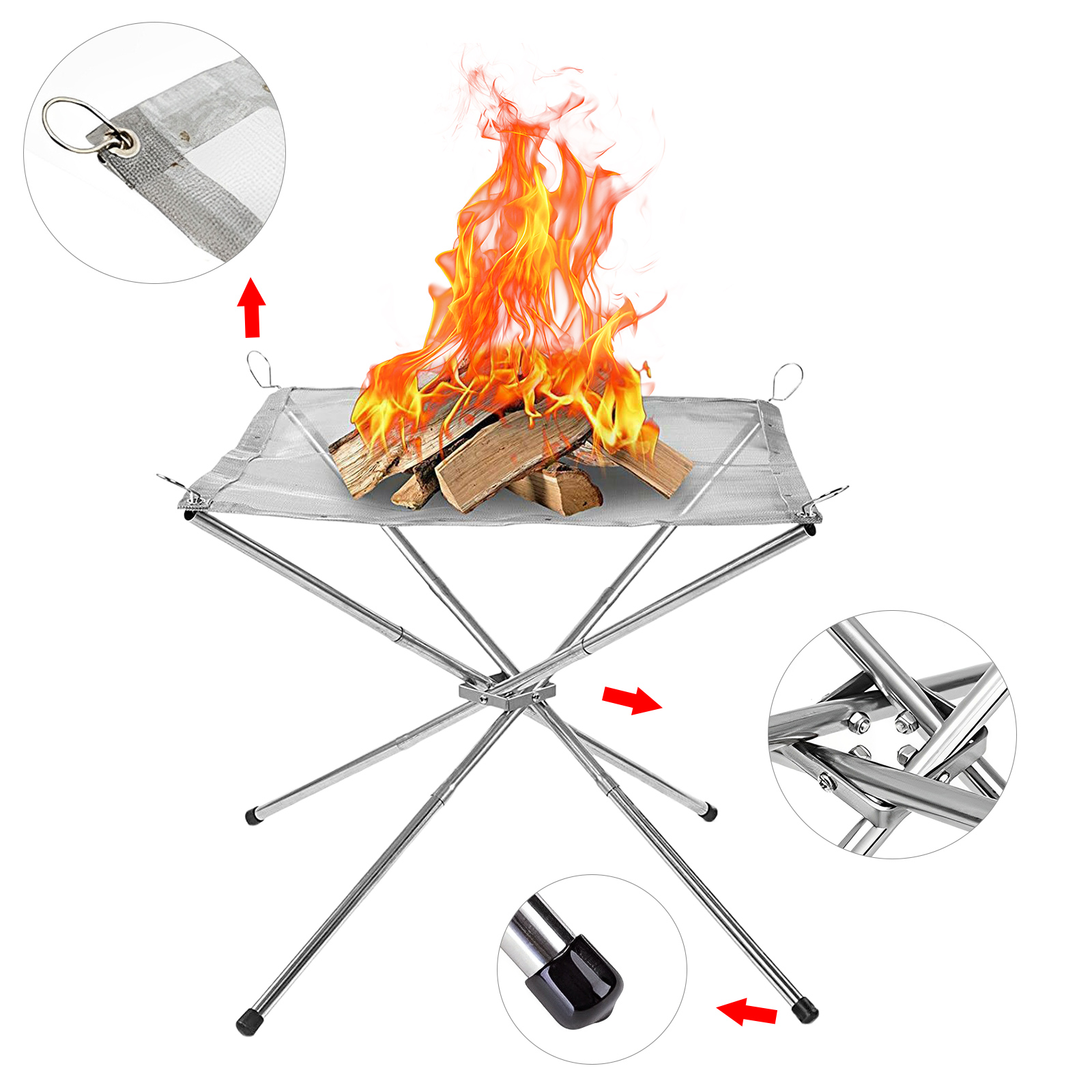 Portable Outdoor Fire Pit Coll - Outdoor Camping Fire Pit recension och pris