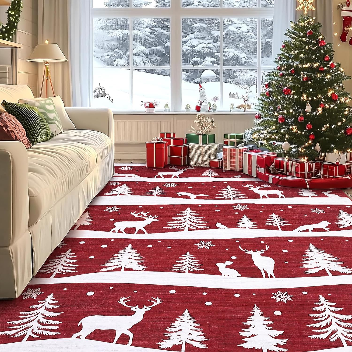 Garvee 9X12/8X10FT Area Rugs C - Outdoor Camping Rugs 9X12 recension och pris