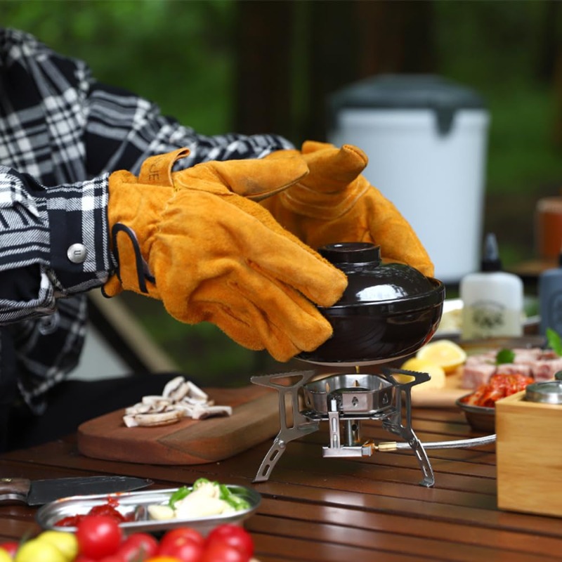 Outdoor BBQ Grilling Heatproof - Outdoor Camping Grill recension och pris