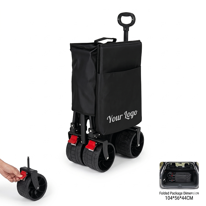 Custom Heavy-Duty Folding Wago - Outdoor Camping Wagon recension och pris