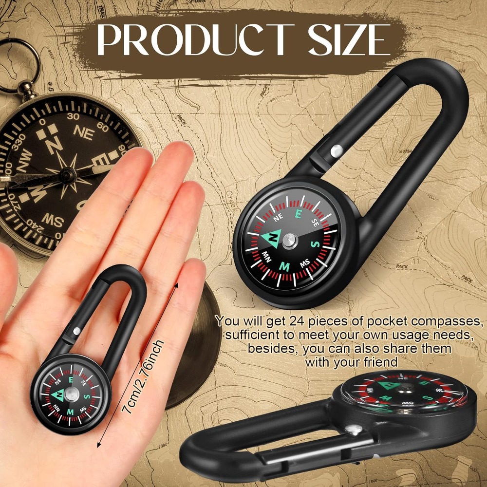6-50 Pcs Mini Magnetic Compass - Outdoor Camping House recension och pris