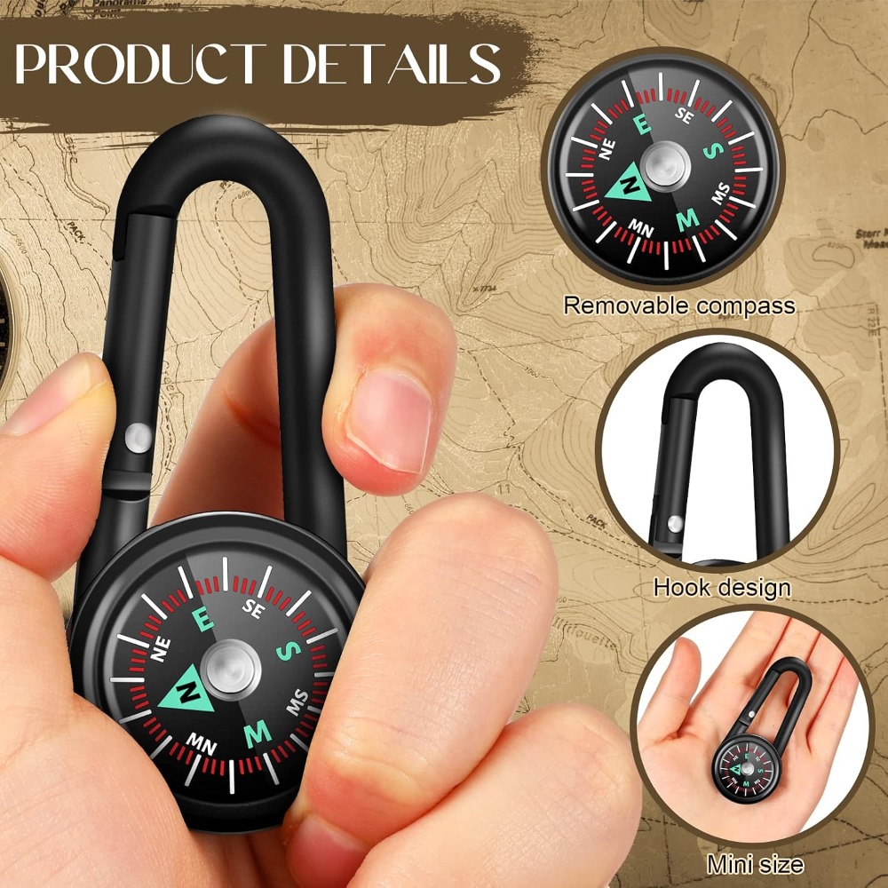 6-50 Pcs Mini Magnetic Compass - Outdoor Camping House recension och pris