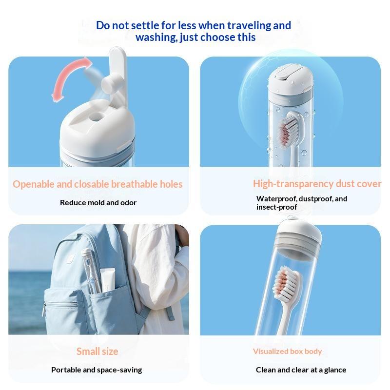 Portable Toothbrush Holder Box - Outdoor Camping Stores recension och pris