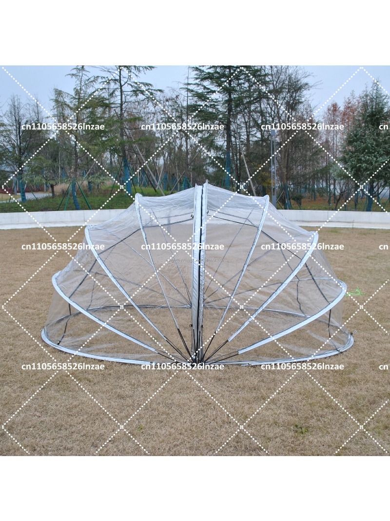 Durable 8-Person Transparent D - Outdoor Camping Dome recension och pris